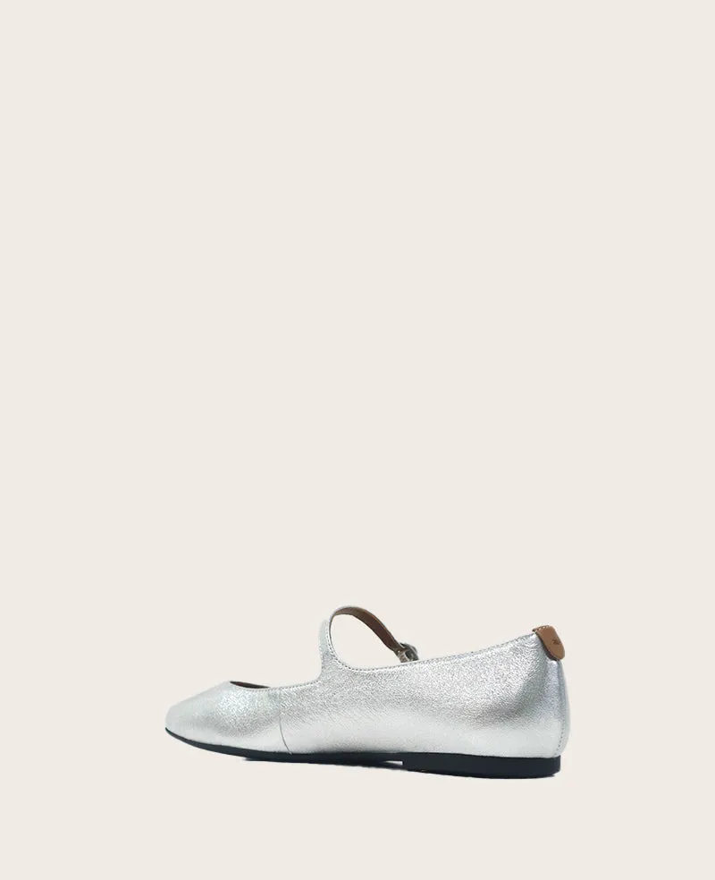 GENTLE SOULS - Wynona Metallic Mary Jane Ballet Flat sold by Kenneth Cole product image thumbnail 4