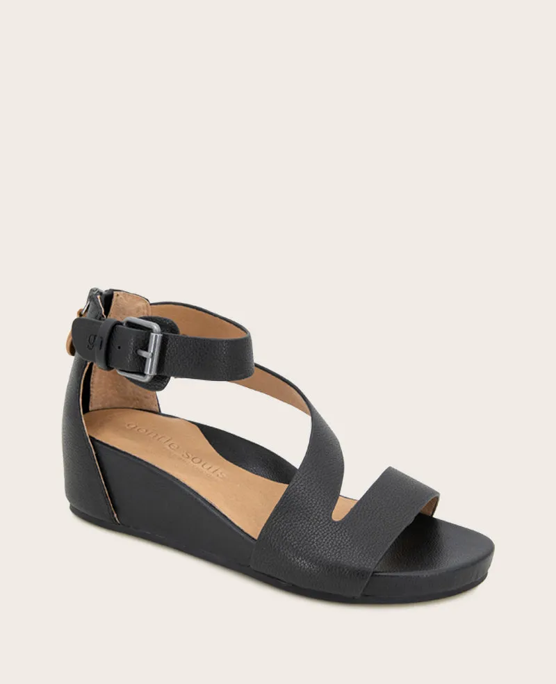 GENTLE SOULS - Gwen Leather Wedge Sandal sold by Kenneth Cole product image thumbnail 3