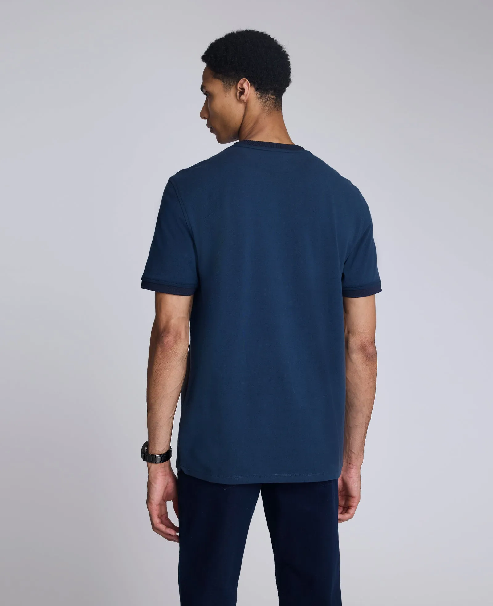 Ribbed Crewneck Tee sold by Kenneth Cole product image thumbnail 2
