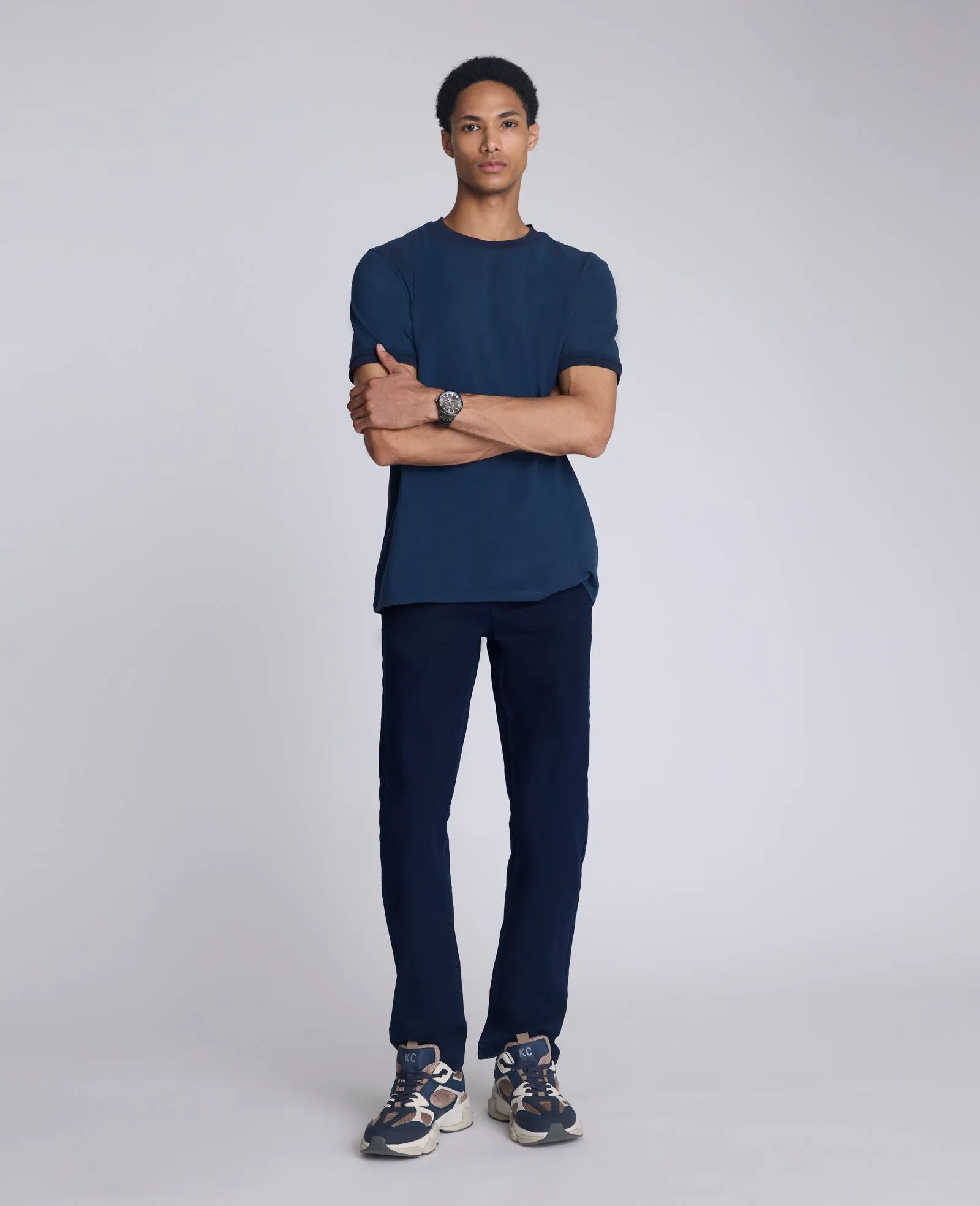 Ribbed Crewneck Tee sold by Kenneth Cole product image thumbnail 5