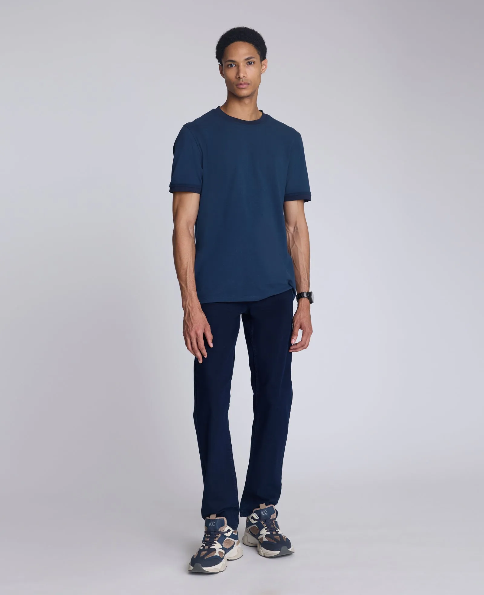 Ribbed Crewneck Tee sold by Kenneth Cole product image thumbnail 3