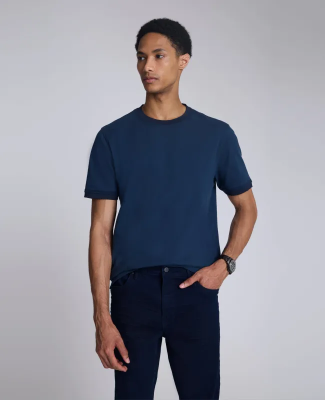 Ribbed Crewneck Tee sold by Kenneth Cole