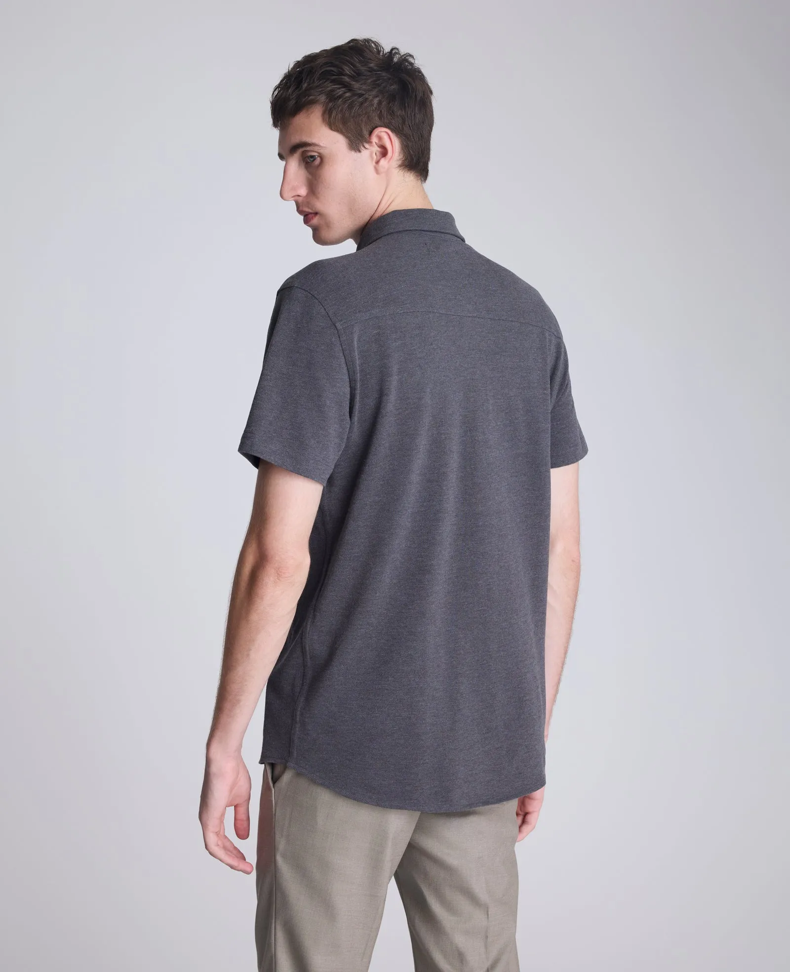 Short Sleeve Sportshirt with Chest Pocket sold by Kenneth Cole product image thumbnail 2