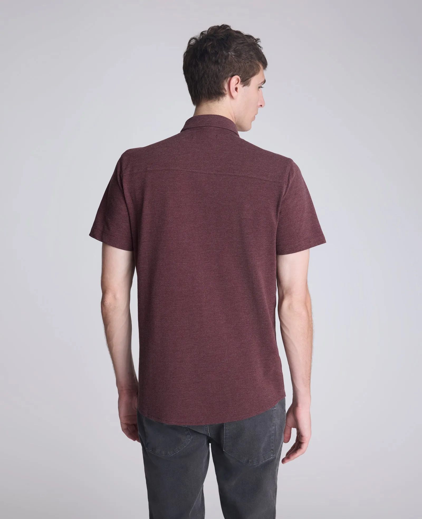 Short Sleeve Sportshirt with Chest Pocket sold by Kenneth Cole product image thumbnail 2