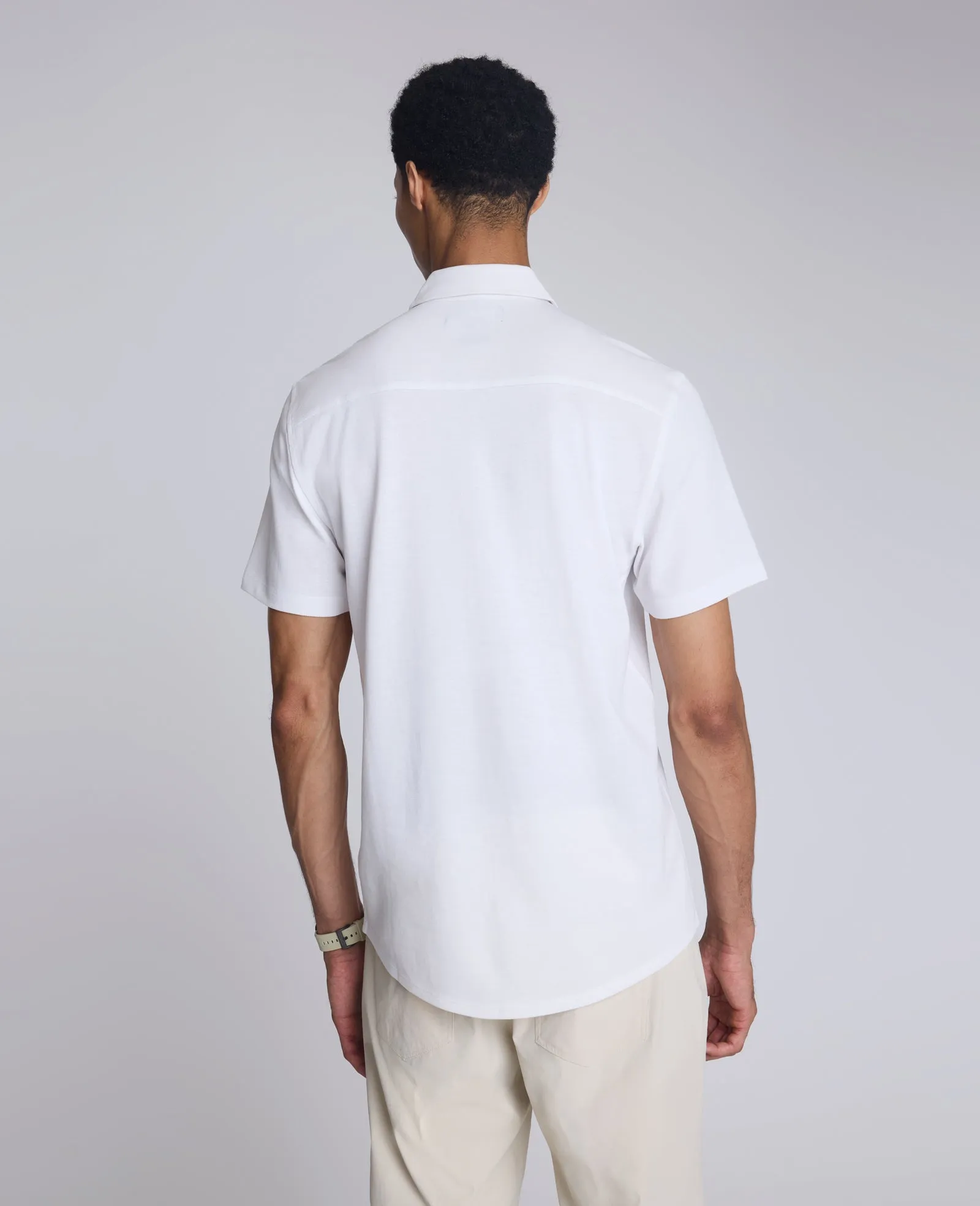 Short Sleeve Sportshirt with Chest Pocket sold by Kenneth Cole product image thumbnail 2