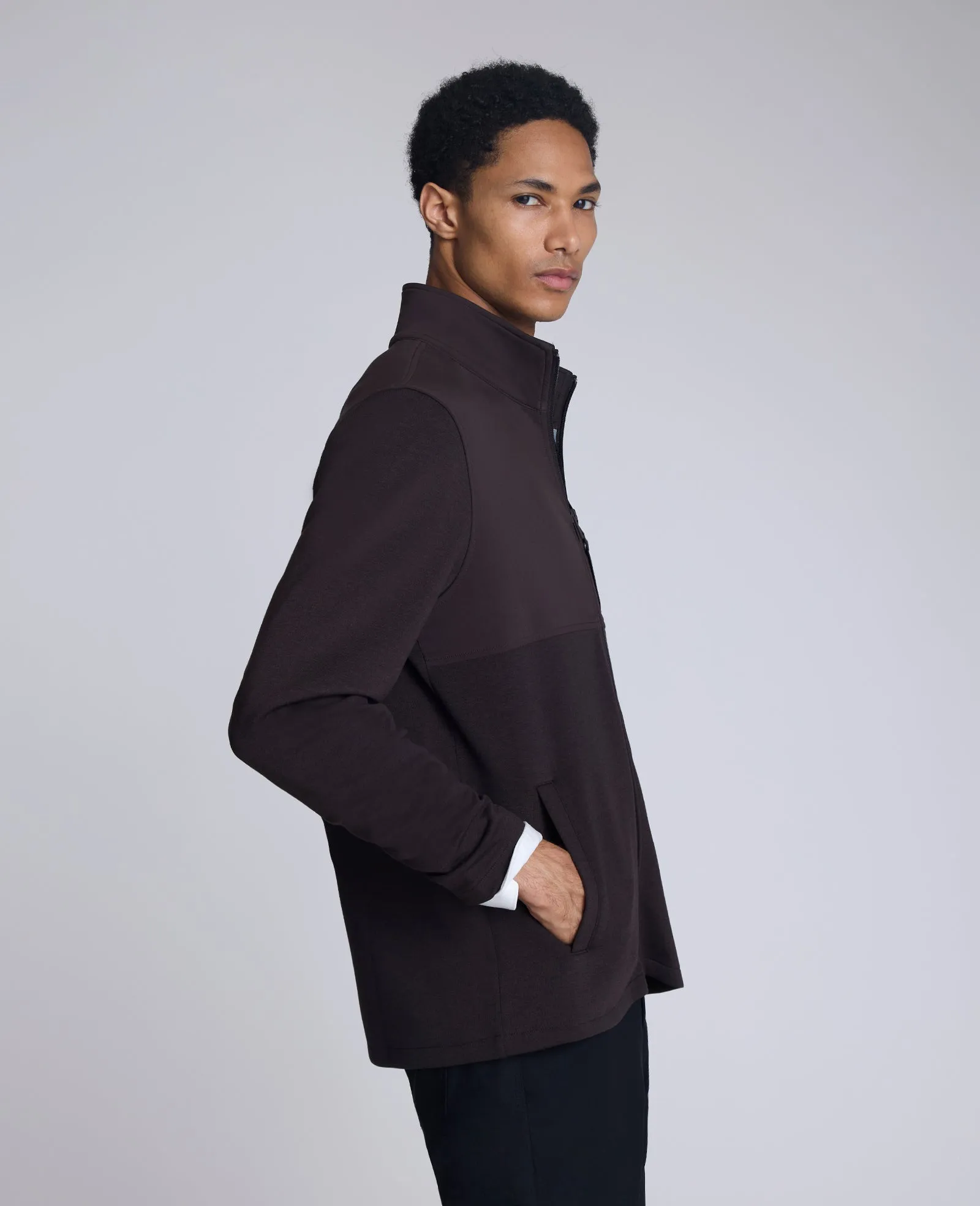 Mock Neck Full Zip Jacket sold by Kenneth Cole product image thumbnail 3