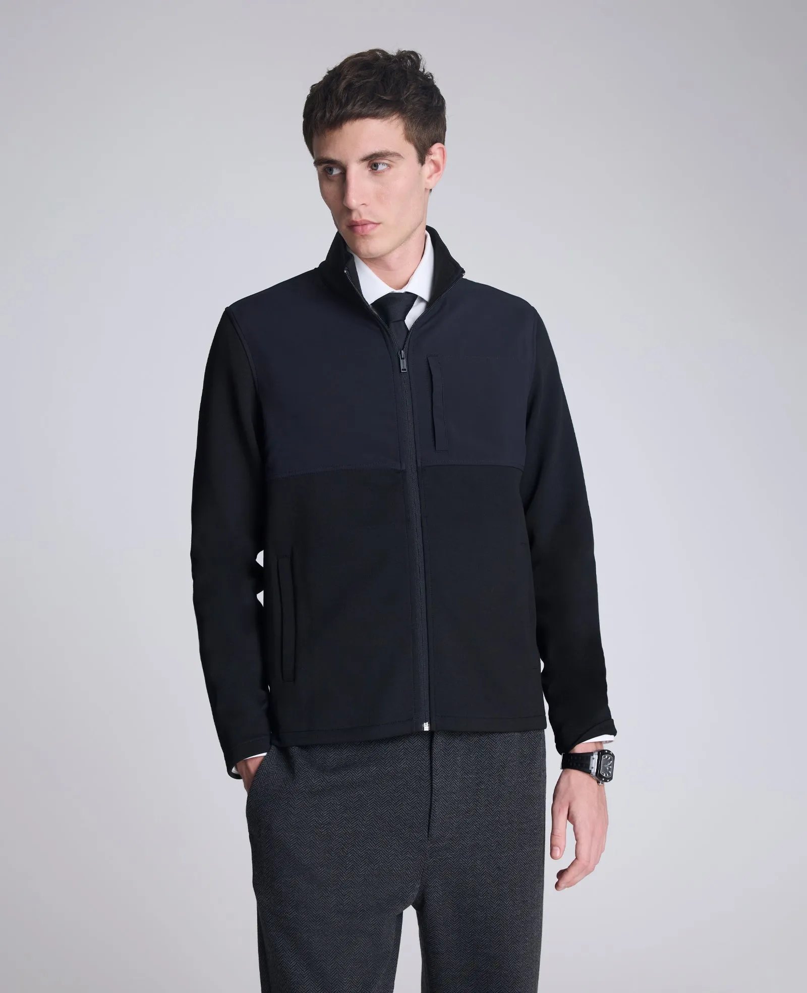 Mock Neck Full Zip Jacket sold by Kenneth Cole product image thumbnail 3