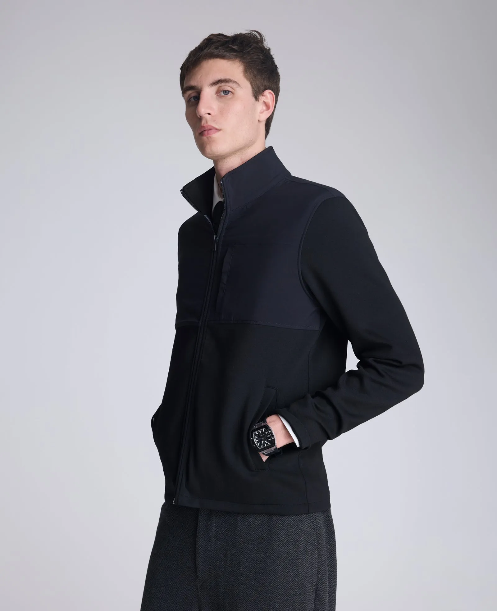 Mock Neck Full Zip Jacket sold by Kenneth Cole product image thumbnail 4