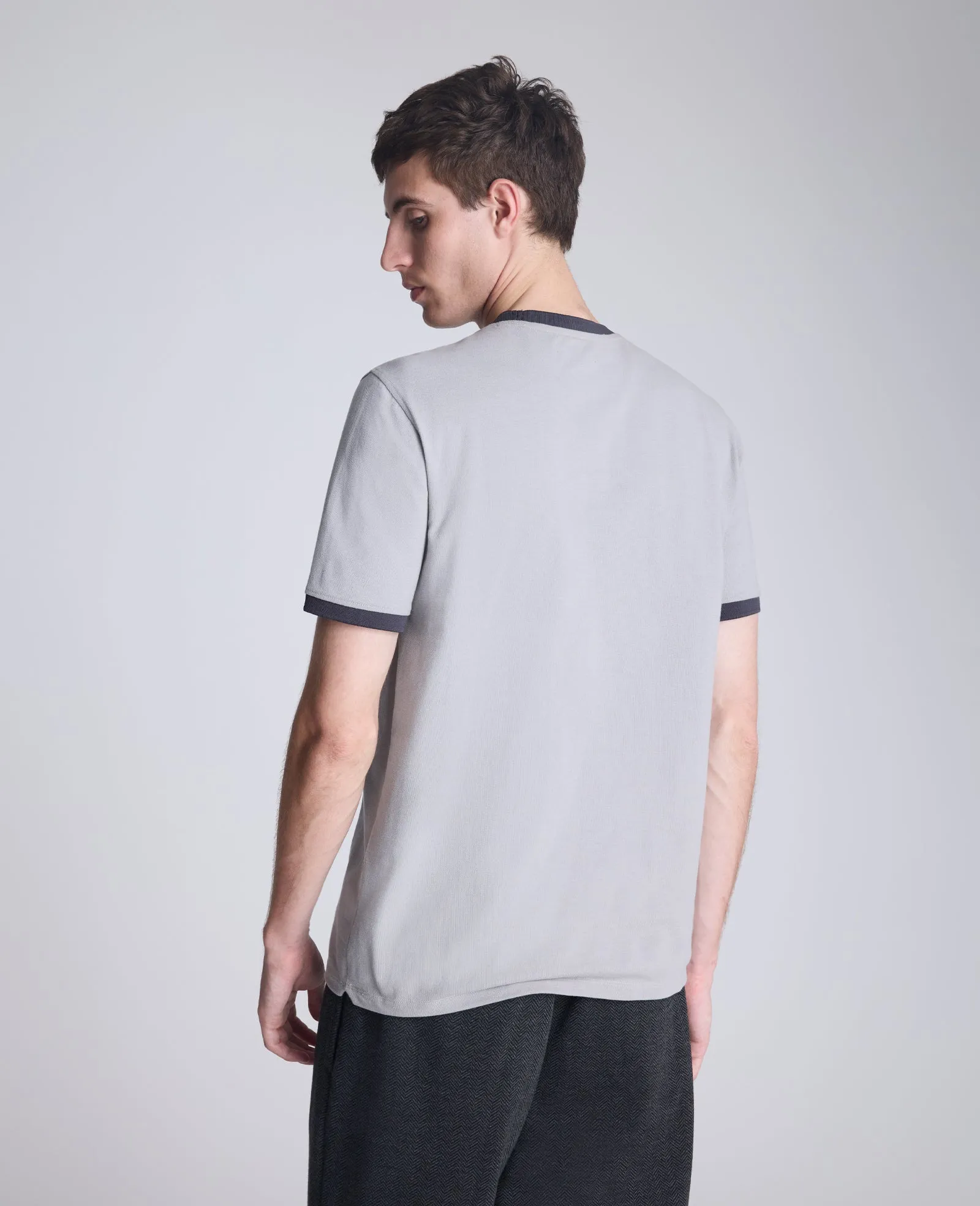 Ribbed Crewneck Tee sold by Kenneth Cole product image thumbnail 3