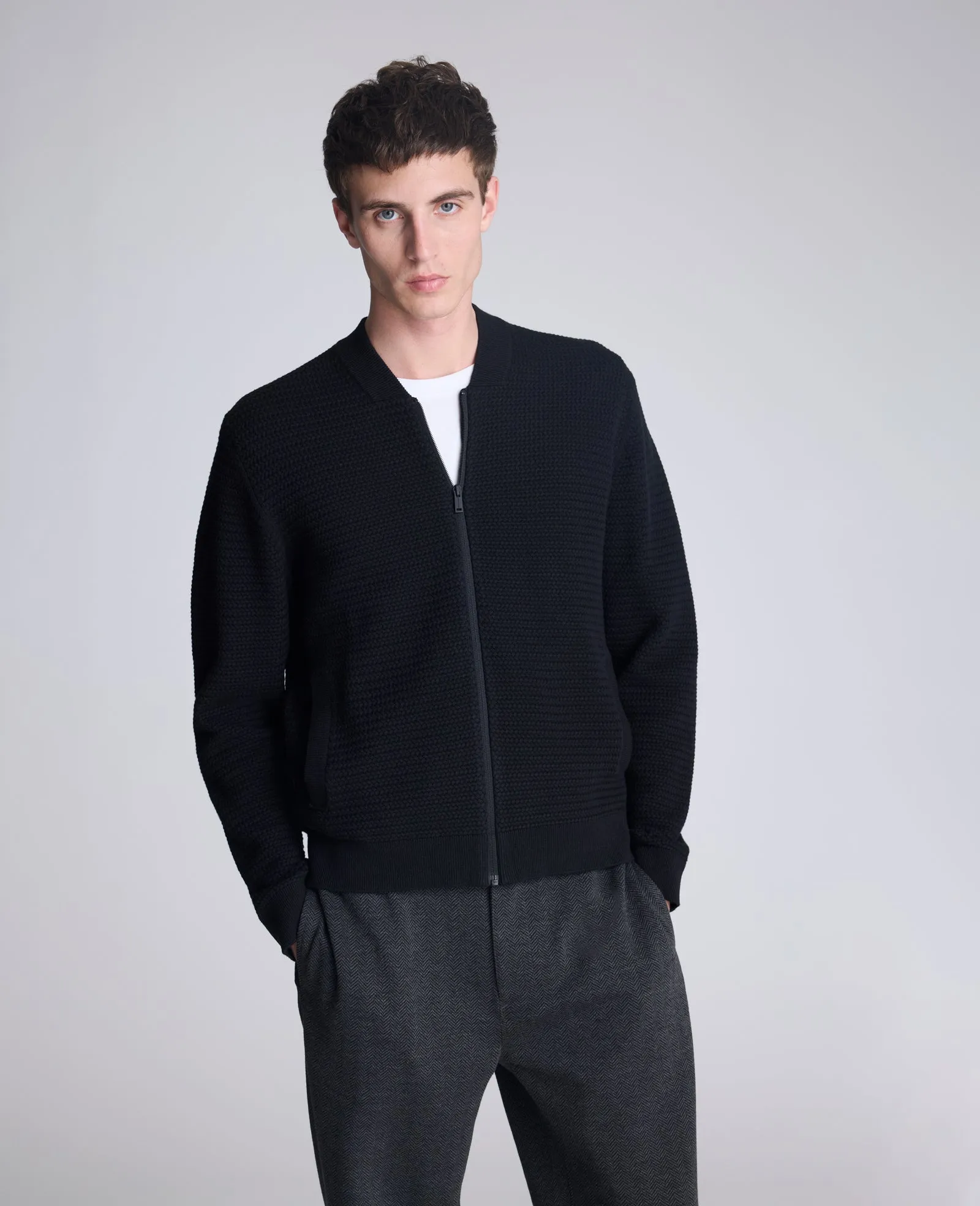 Sweater Bomber Jacket sold by Kenneth Cole product image thumbnail 5
