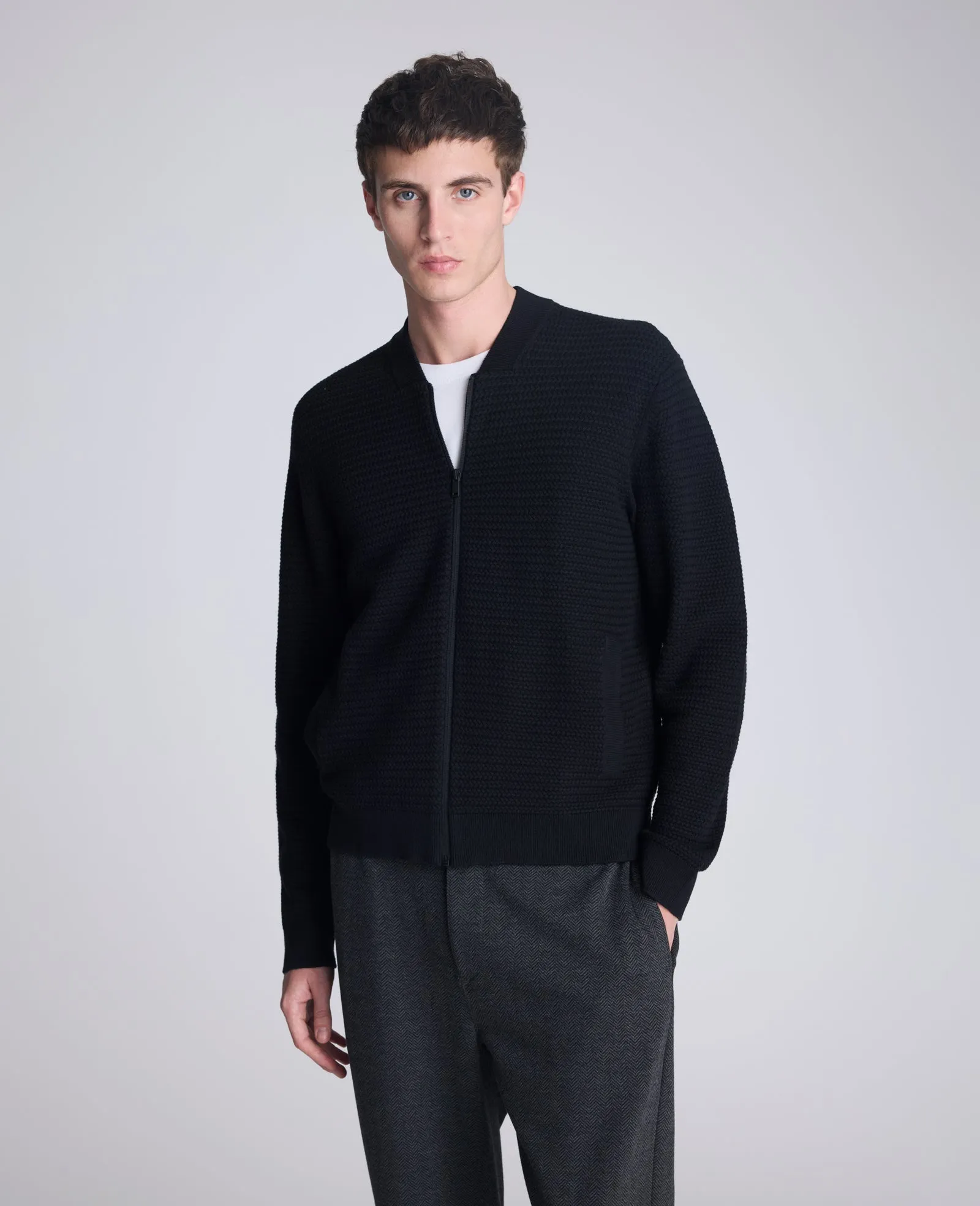 Sweater Bomber Jacket sold by Kenneth Cole