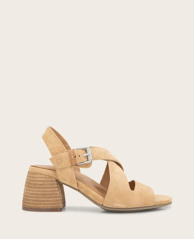 GENTLE SOULS - Mela Suede Cross Strap Sandal sold by Kenneth Cole