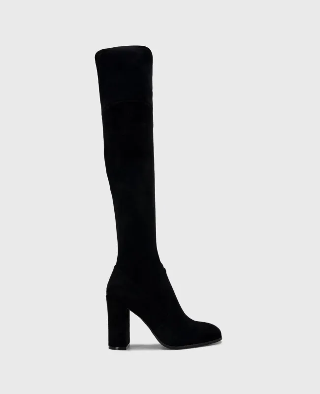 Josie Suede Tall Knee Heeled Boot sold by Kenneth Cole