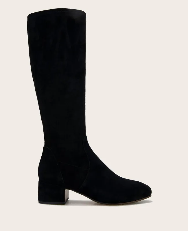 GENTLE SOULS - Ella Suede Stretch Boot with Wide Calf sold by Kenneth Cole