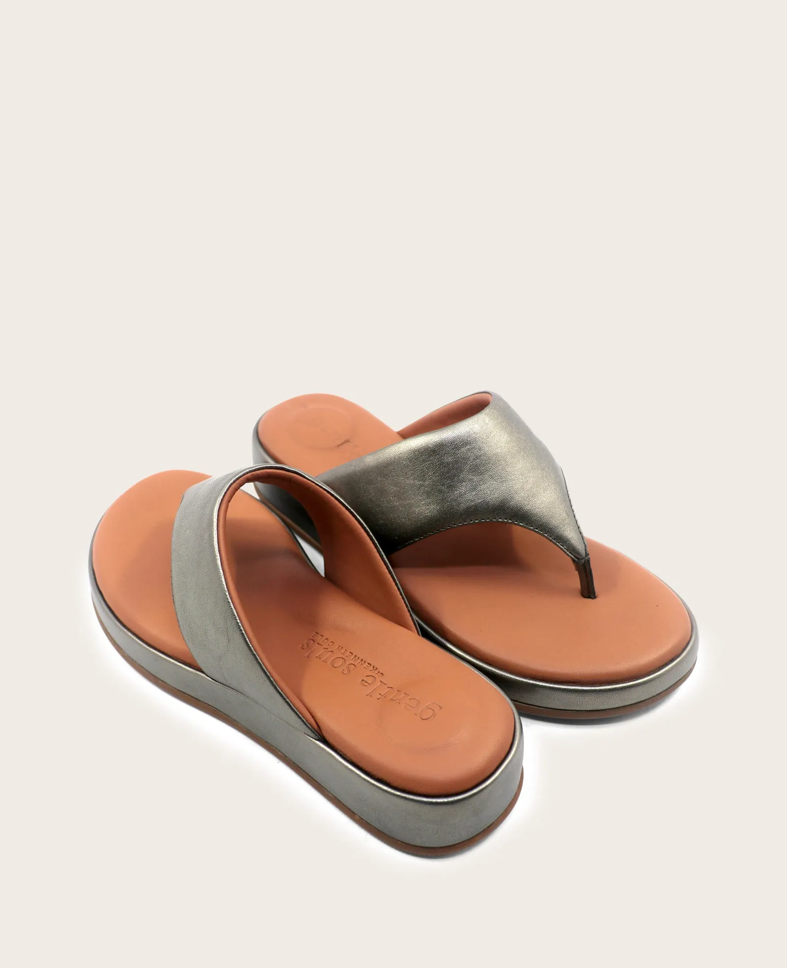 GENTLE SOULS - Daya Metallic Thong Sandal sold by Kenneth Cole product image thumbnail 2