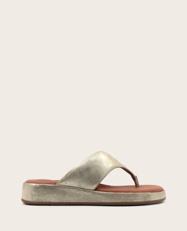 GENTLE SOULS - Daya Metallic Thong Sandal sold by Kenneth Cole