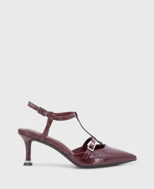 Urka Crinkle Patent Slingback Heel sold by Kenneth Cole
