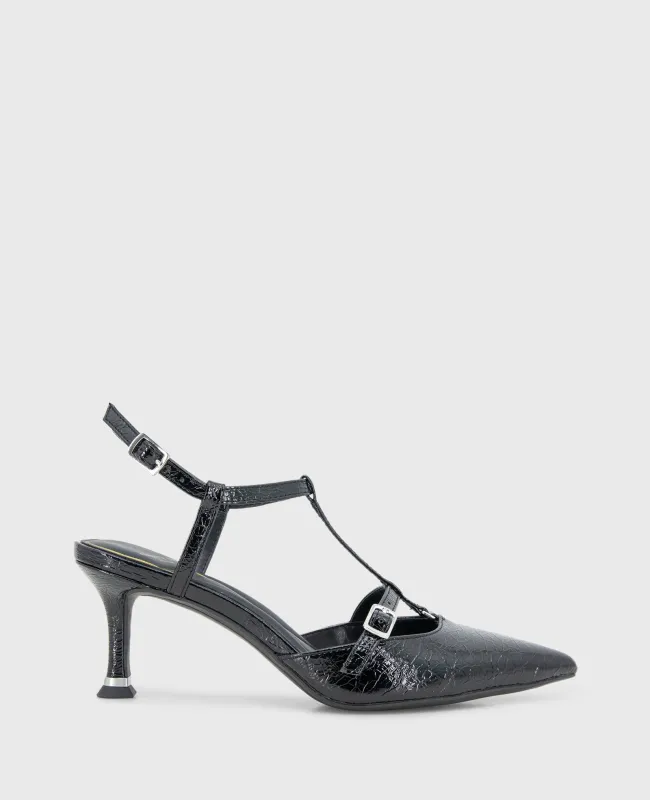 Urka Crinkle Patent Slingback Heel sold by Kenneth Cole