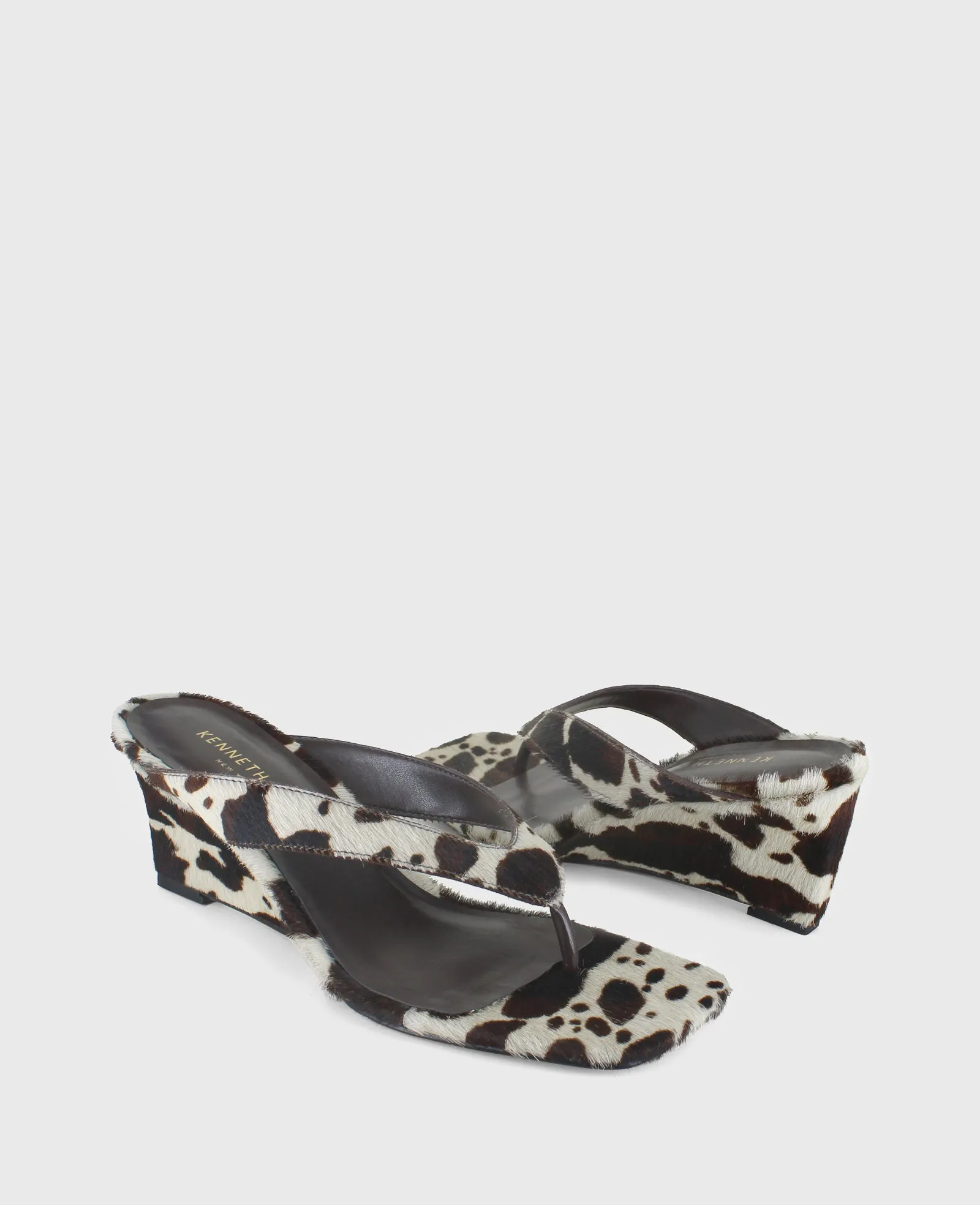 Susannah Calf Hair Thong Wedge Sandal sold by Kenneth Cole product image thumbnail 2