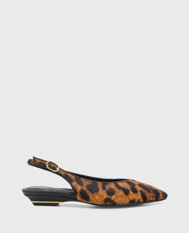 Berkette Leopard Calf Hair Slingback sold by Kenneth Cole