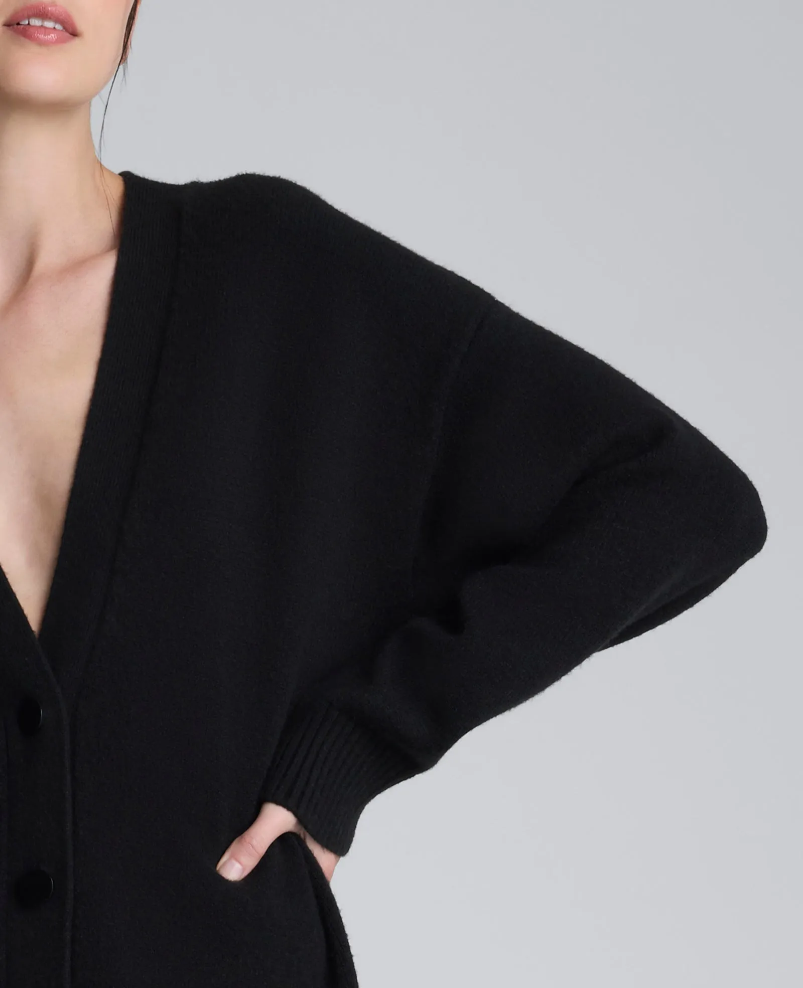 Long Button Front Cardigan Duster sold by Kenneth Cole product image thumbnail 4