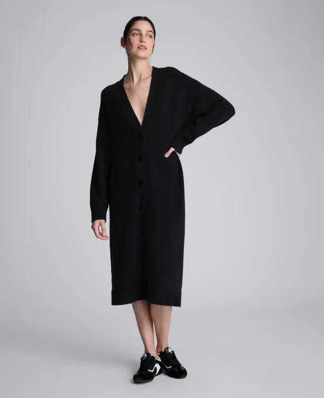 Long Button Front Cardigan Duster sold by Kenneth Cole