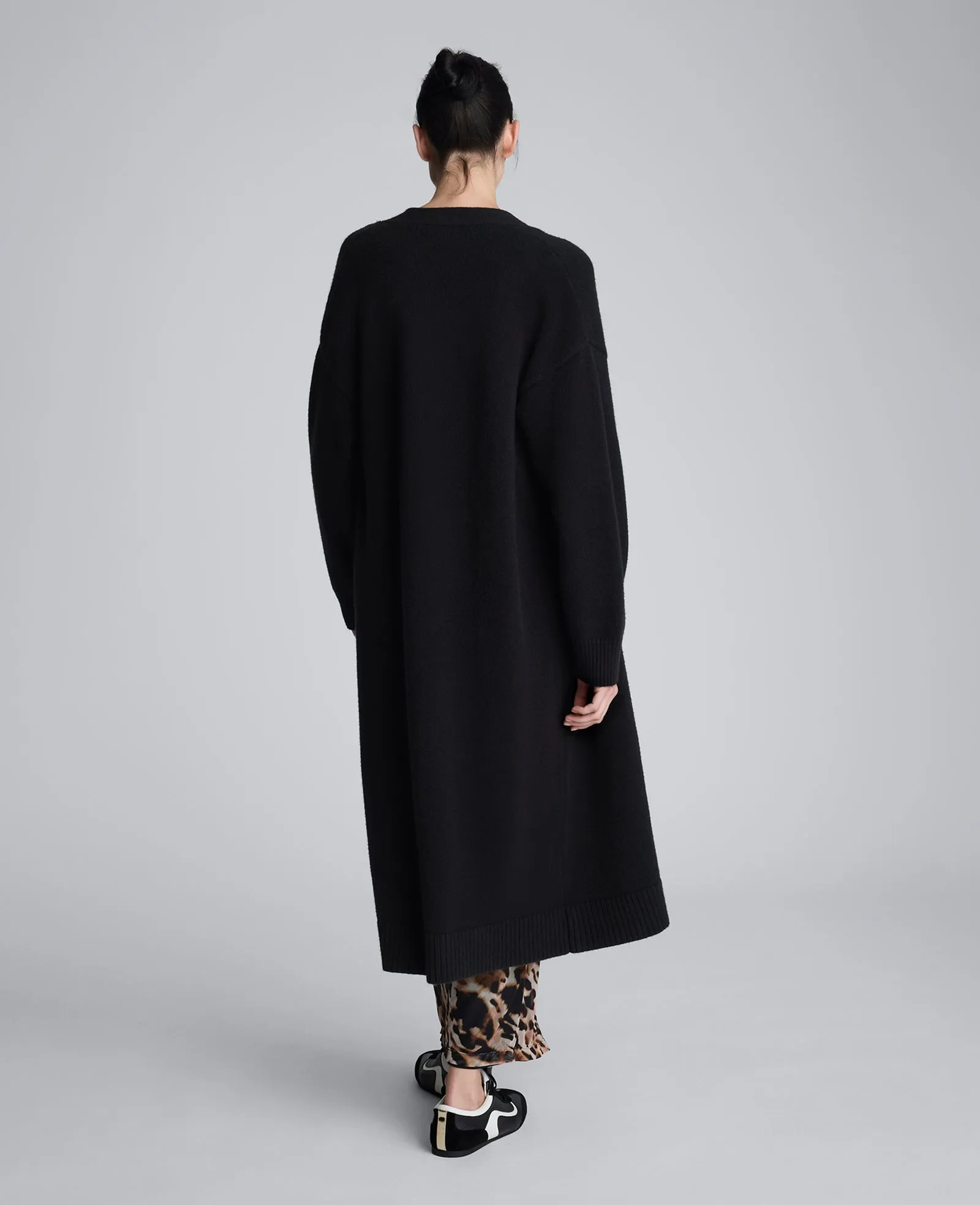 Long Button Front Cardigan Duster sold by Kenneth Cole product image thumbnail 3