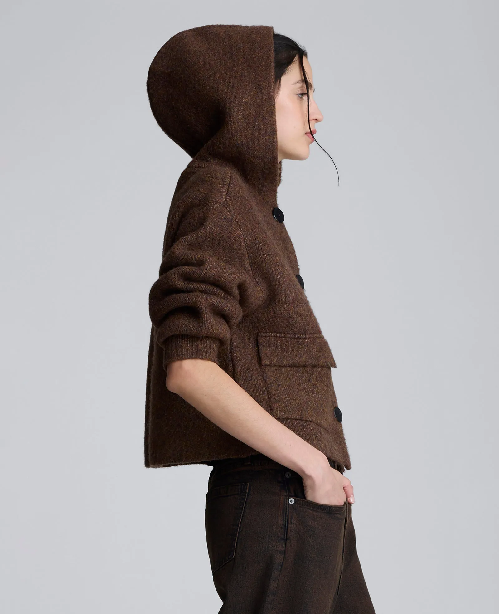 Oversized Hooded Cardigan sold by Kenneth Cole product image thumbnail 5