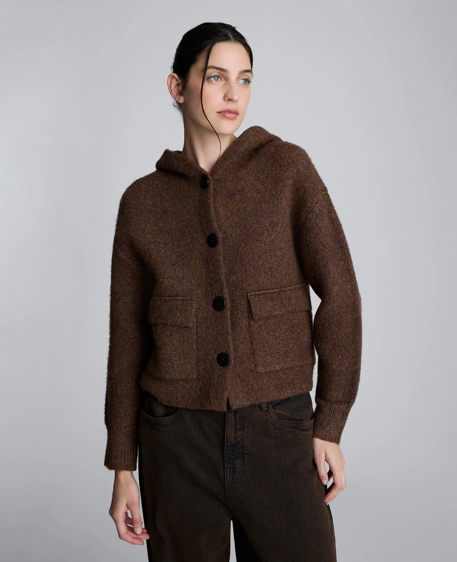 Oversized Hooded Cardigan sold by Kenneth Cole