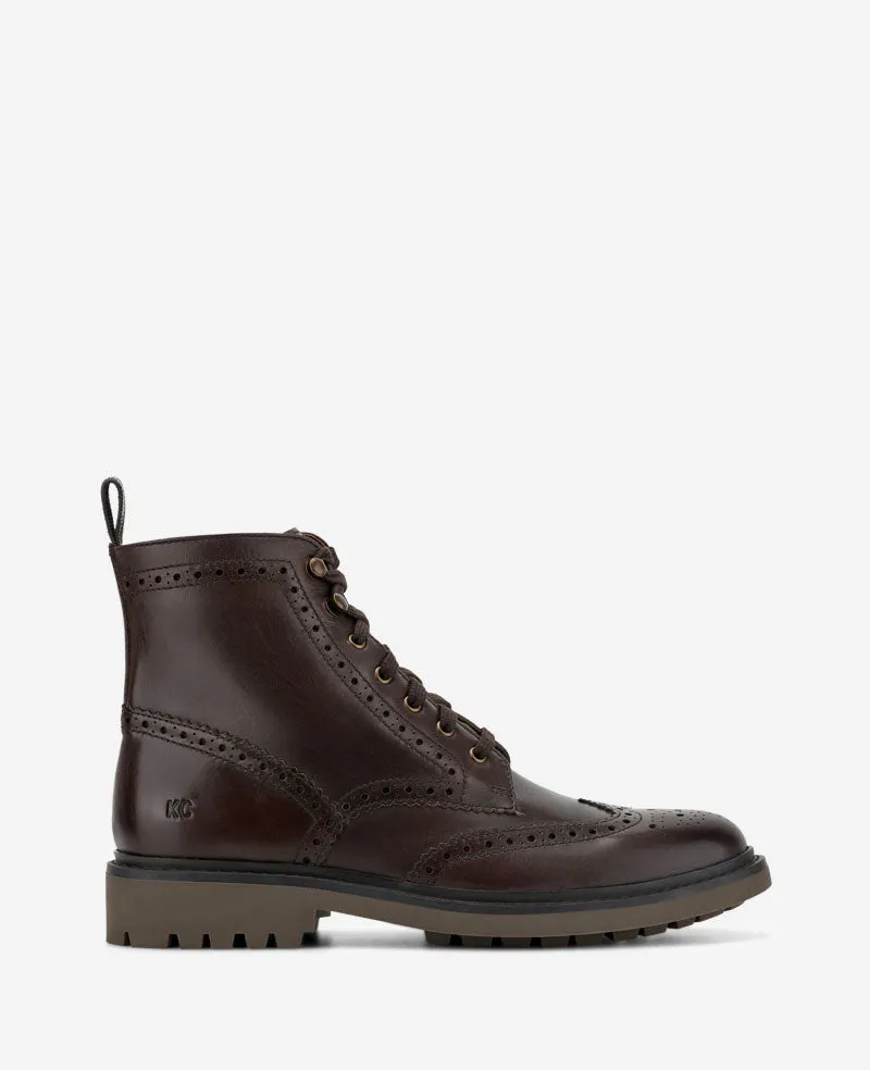 Todd Wingtip Lace Up Lug Sole Boot sold by Kenneth Cole