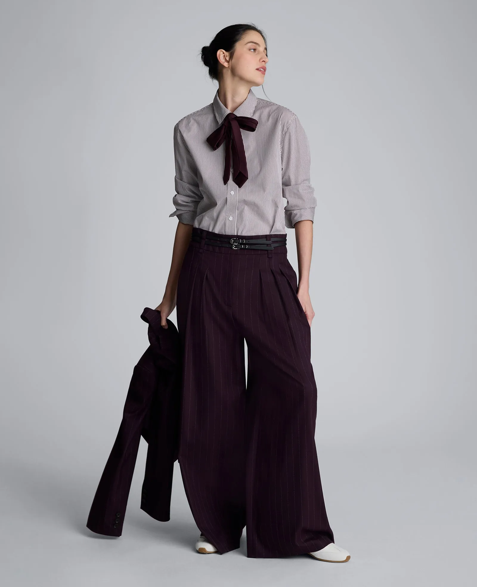 Boyfriend Button Down Shirt With Tie sold by Kenneth Cole product image thumbnail 3