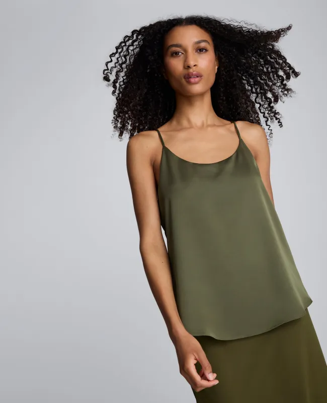 Scoop Neck Satin Cami sold by Kenneth Cole