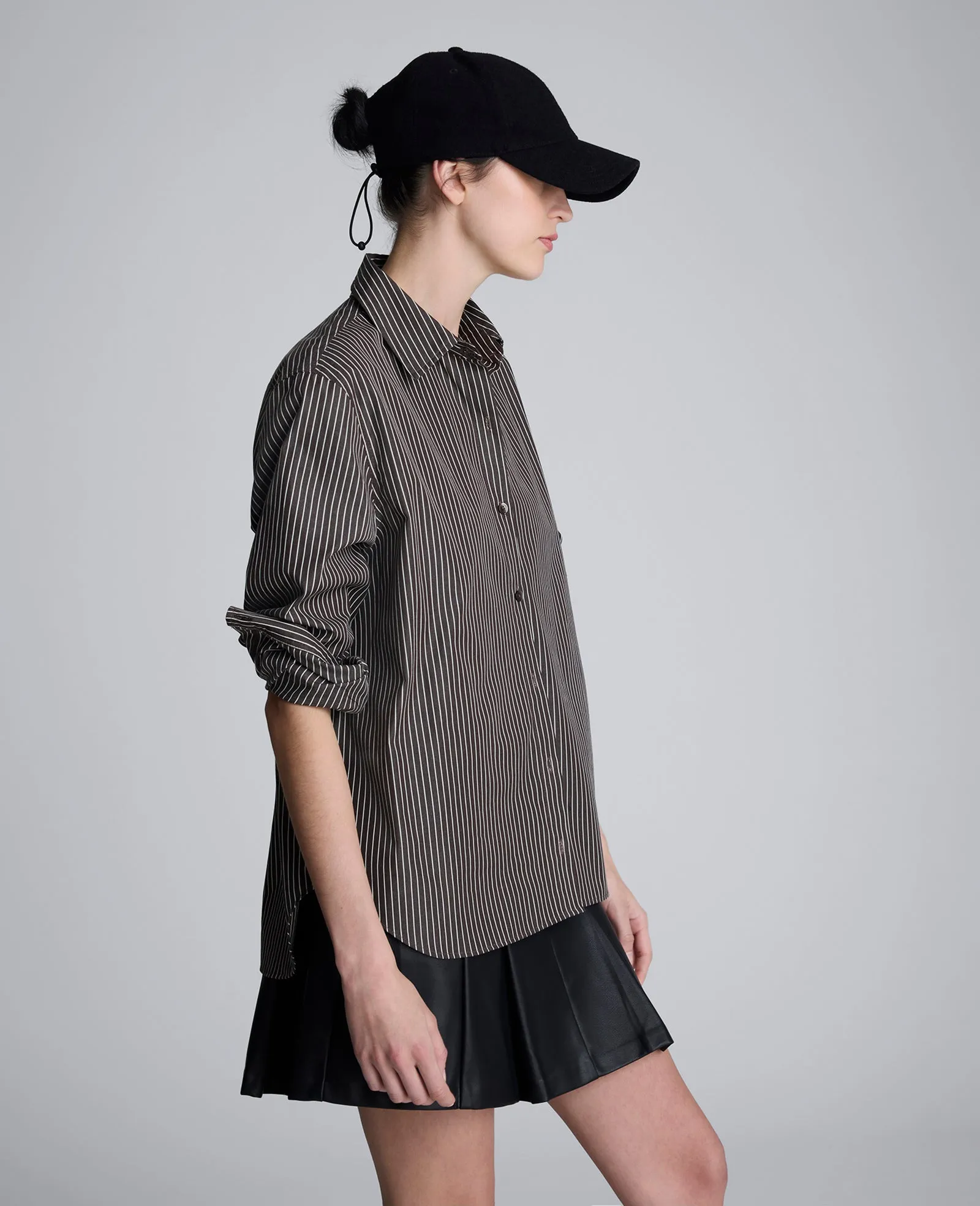 Stripe Poplin Button Front Shirt sold by Kenneth Cole product image thumbnail 2