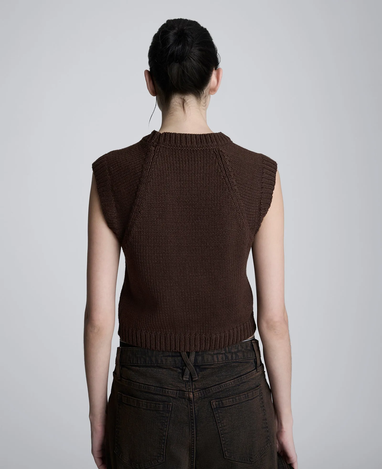 Sleeveless Crewneck Pullover Sweater Vest sold by Kenneth Cole product image thumbnail 3
