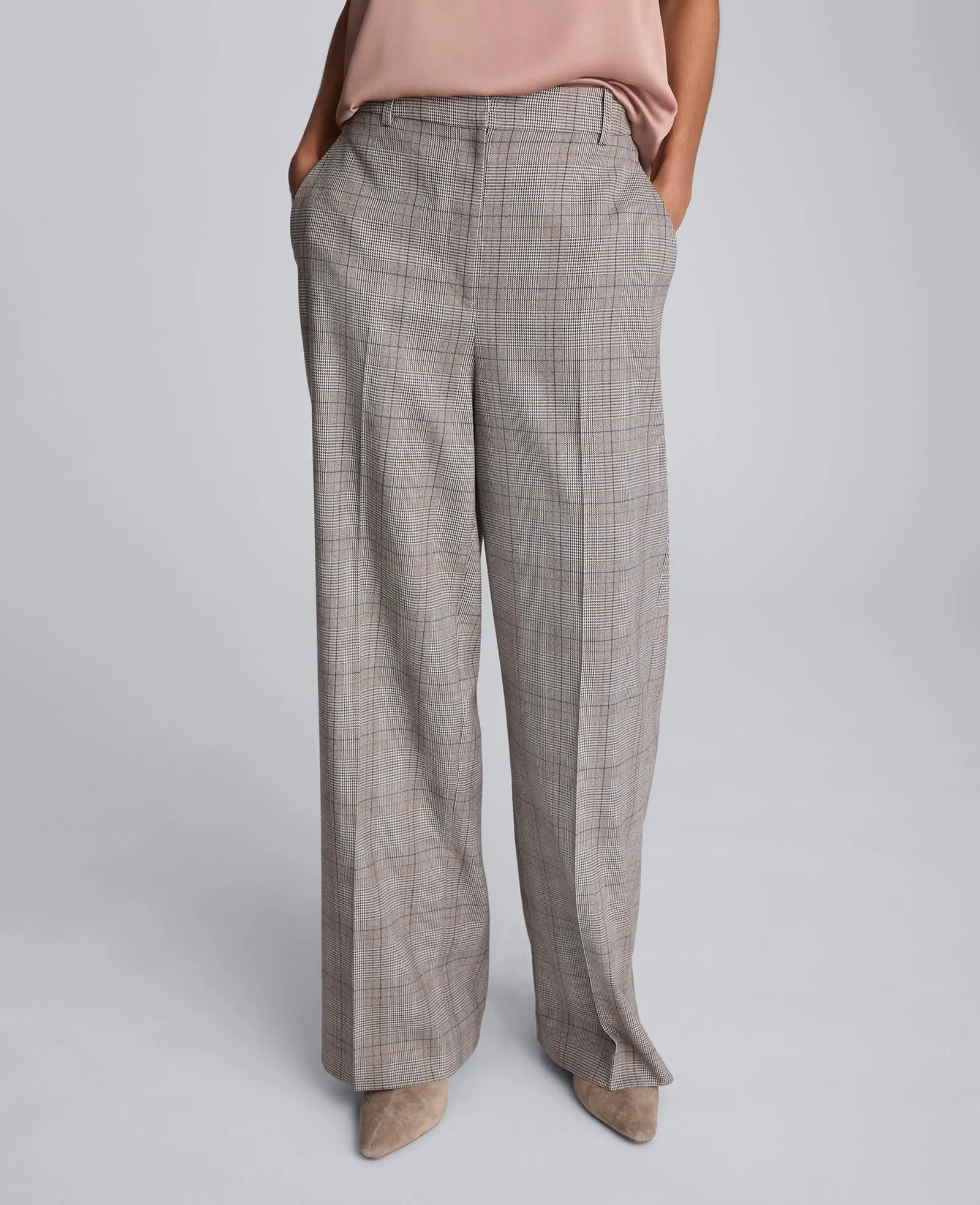 Plaid Wide Leg Pant sold by Kenneth Cole