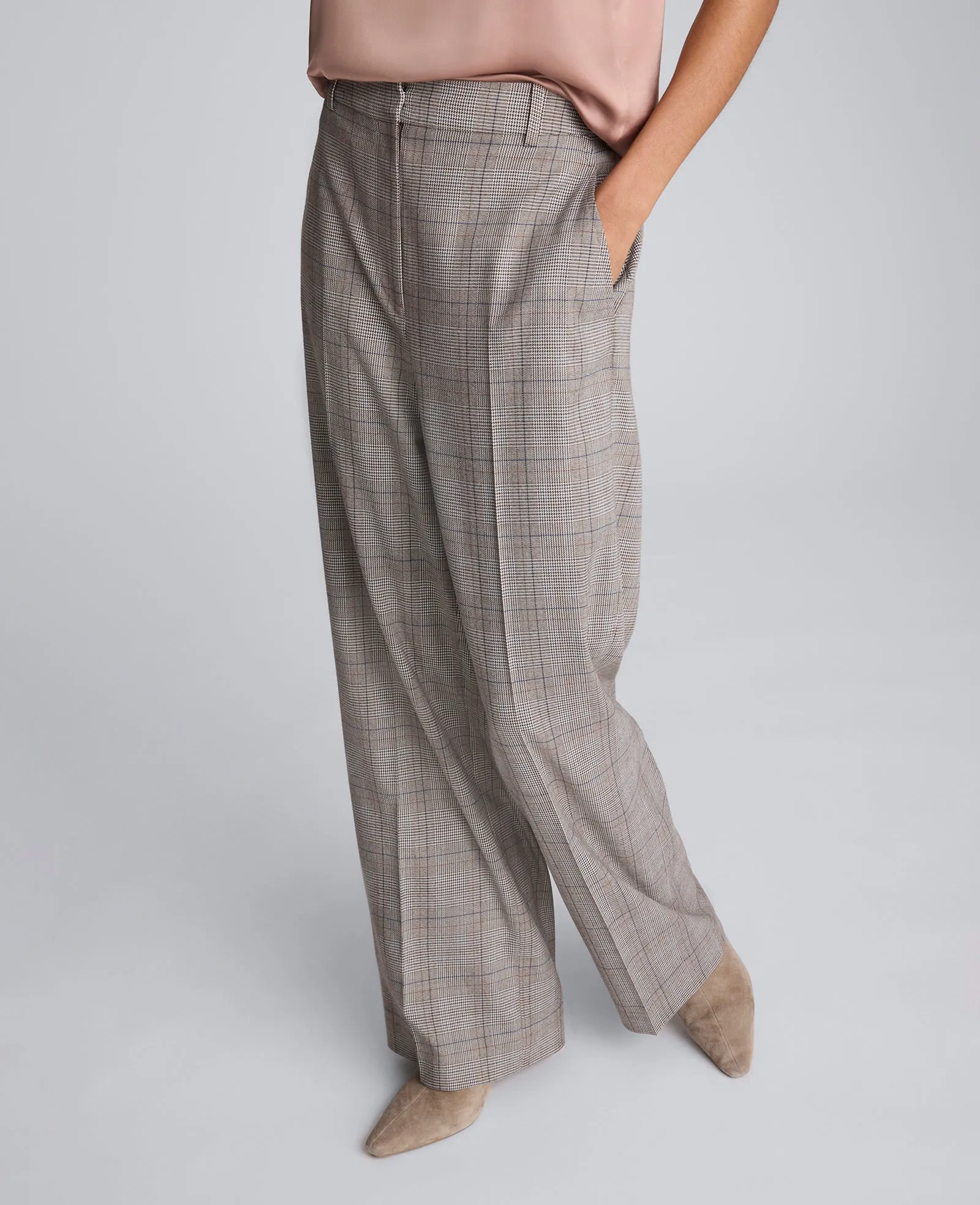 Plaid Wide Leg Pant sold by Kenneth Cole product image thumbnail 3