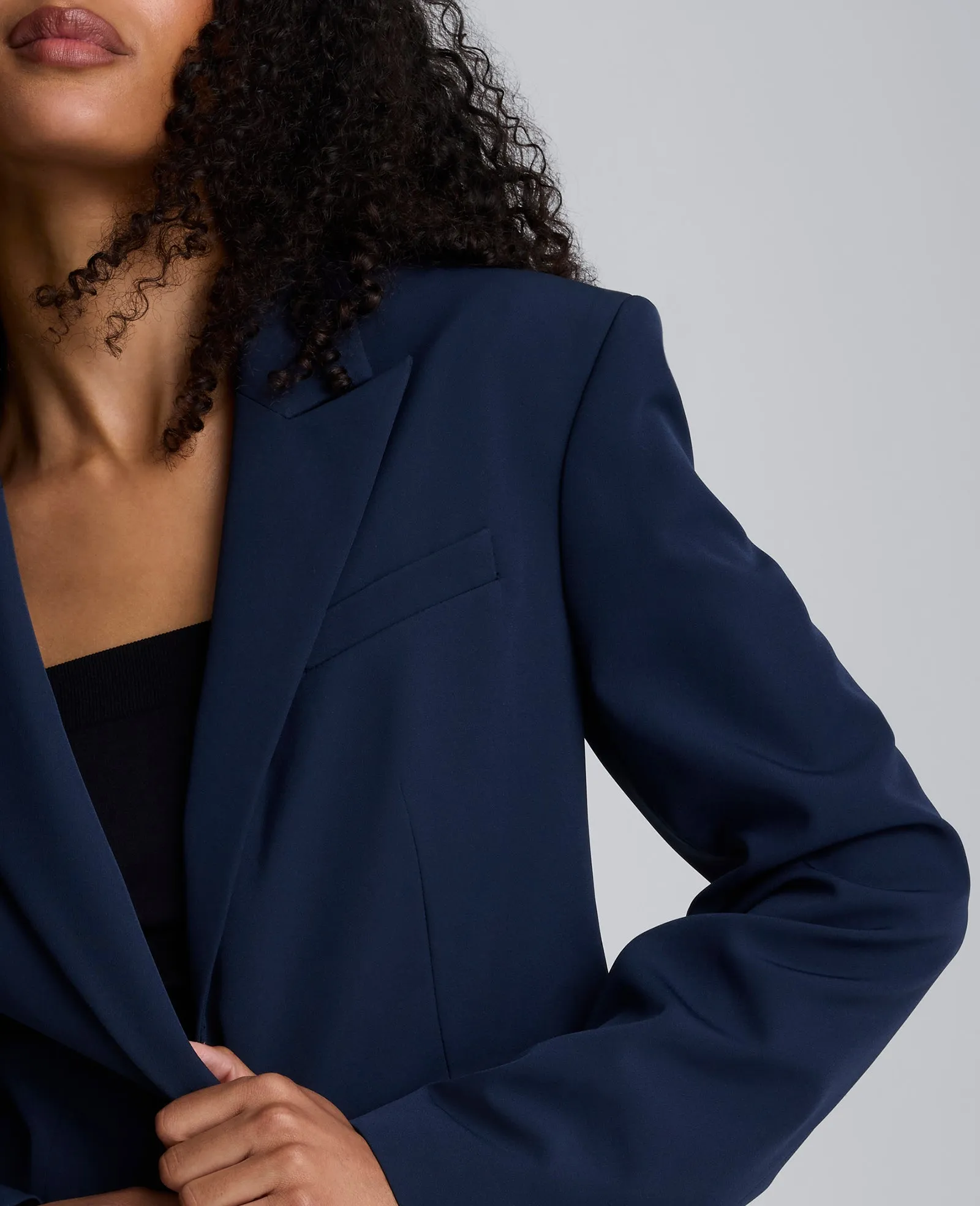 Luxe Twill Slim One Button Jacket sold by Kenneth Cole product image thumbnail 5