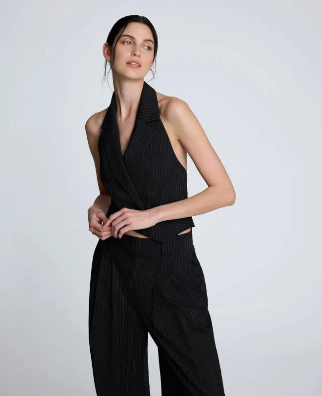Pinstripe Halter Vest sold by Kenneth Cole