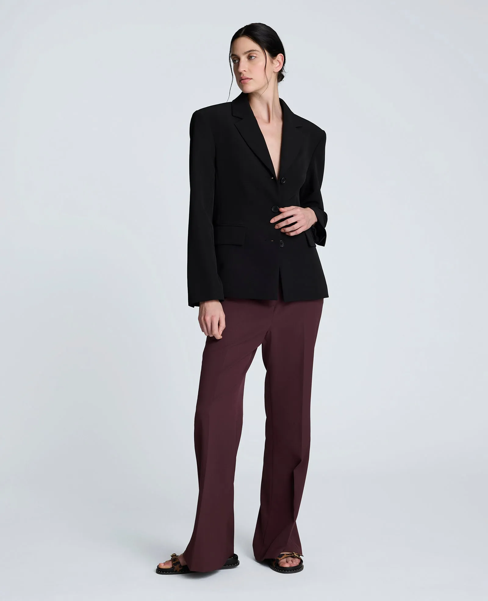Luxe Twill Three Button Contoured Jacket sold by Kenneth Cole product image thumbnail 4