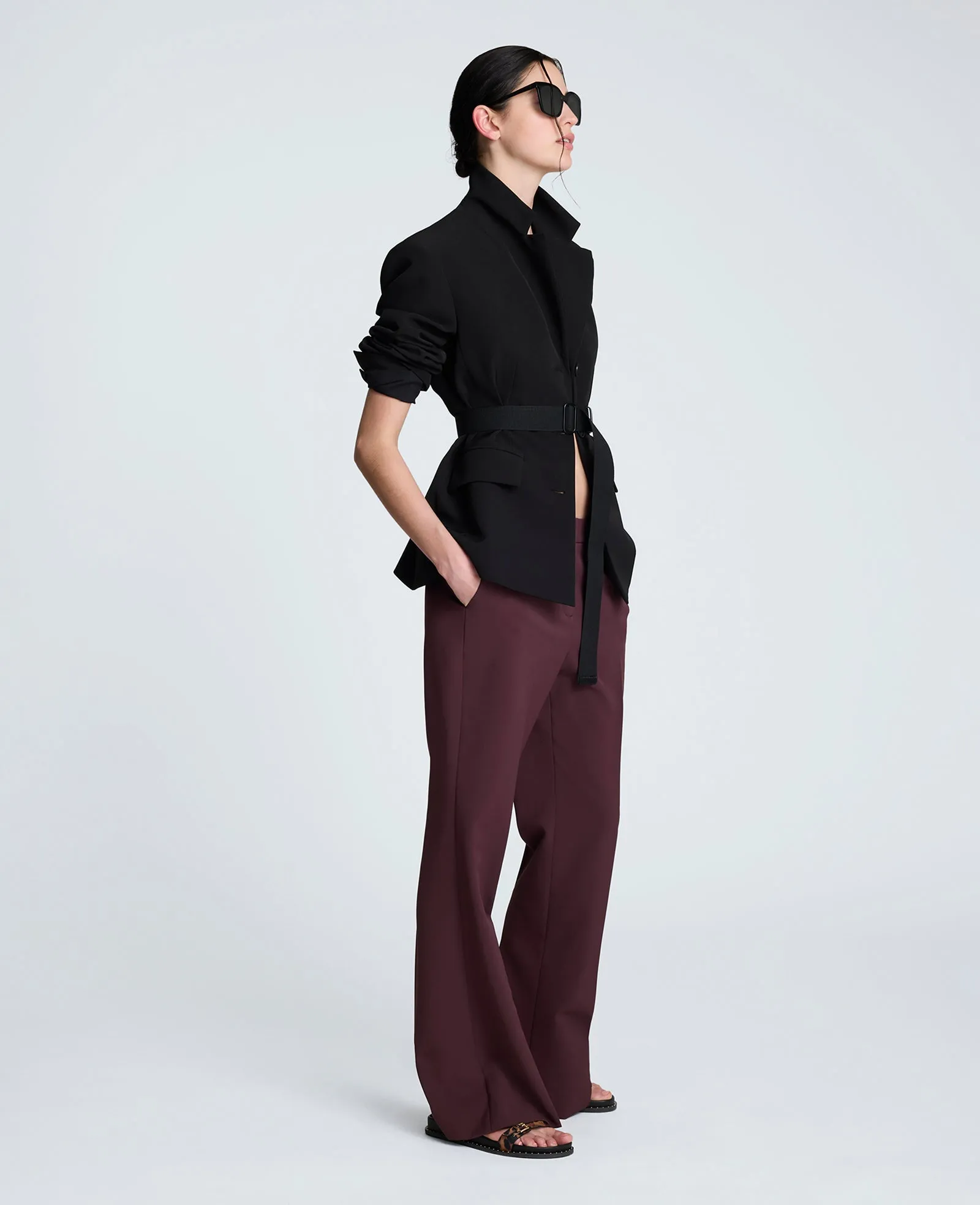 Luxe Twill Three Button Contoured Jacket sold by Kenneth Cole product image thumbnail 5