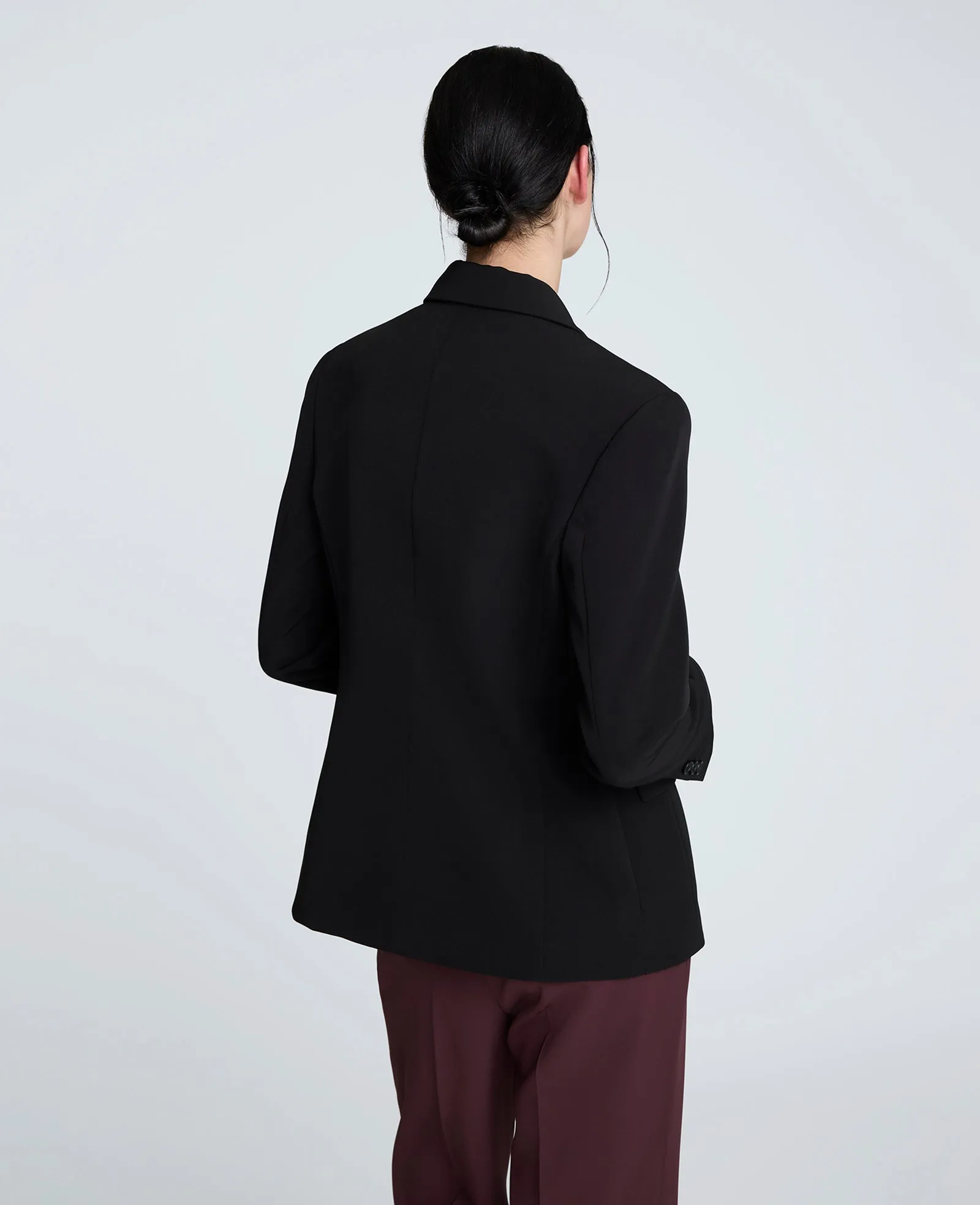 Luxe Twill Three Button Contoured Jacket sold by Kenneth Cole product image thumbnail 2