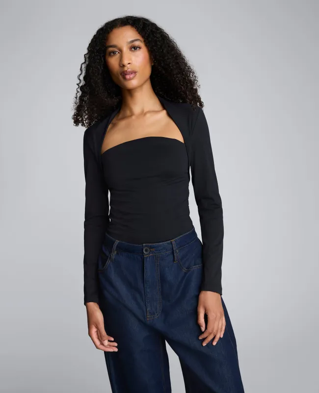 Long Sleeve Square Neck Knit Top sold by Kenneth Cole