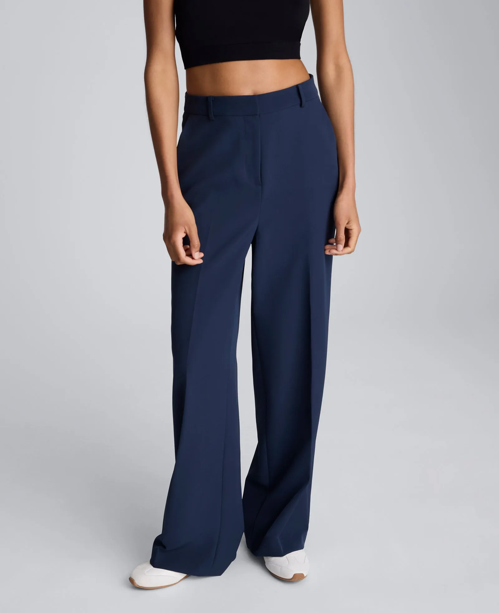 Luxe Twill Wide Leg Pant sold by Kenneth Cole