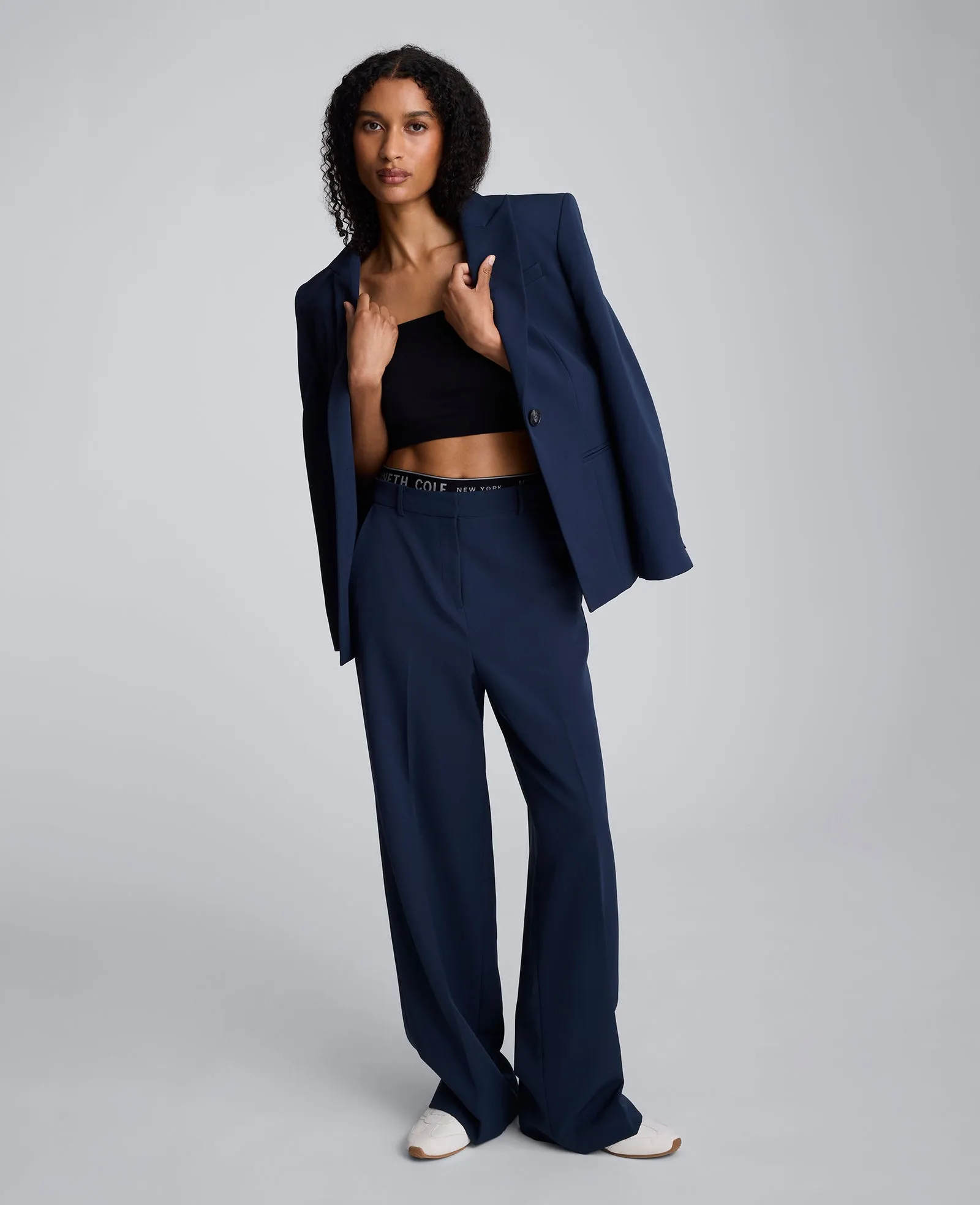 Luxe Twill Wide Leg Pant sold by Kenneth Cole product image thumbnail 2