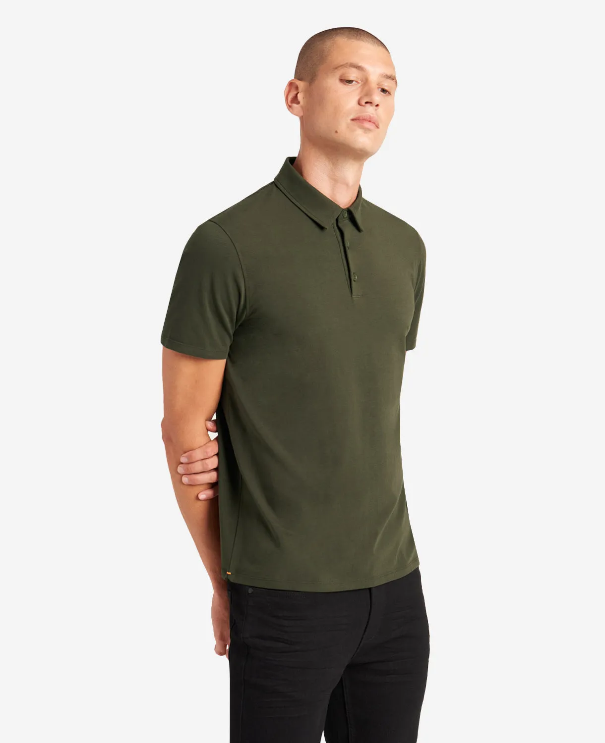 Performance Button Polo Bundle | White, Black, Dark Green sold by Kenneth Cole product image thumbnail 2