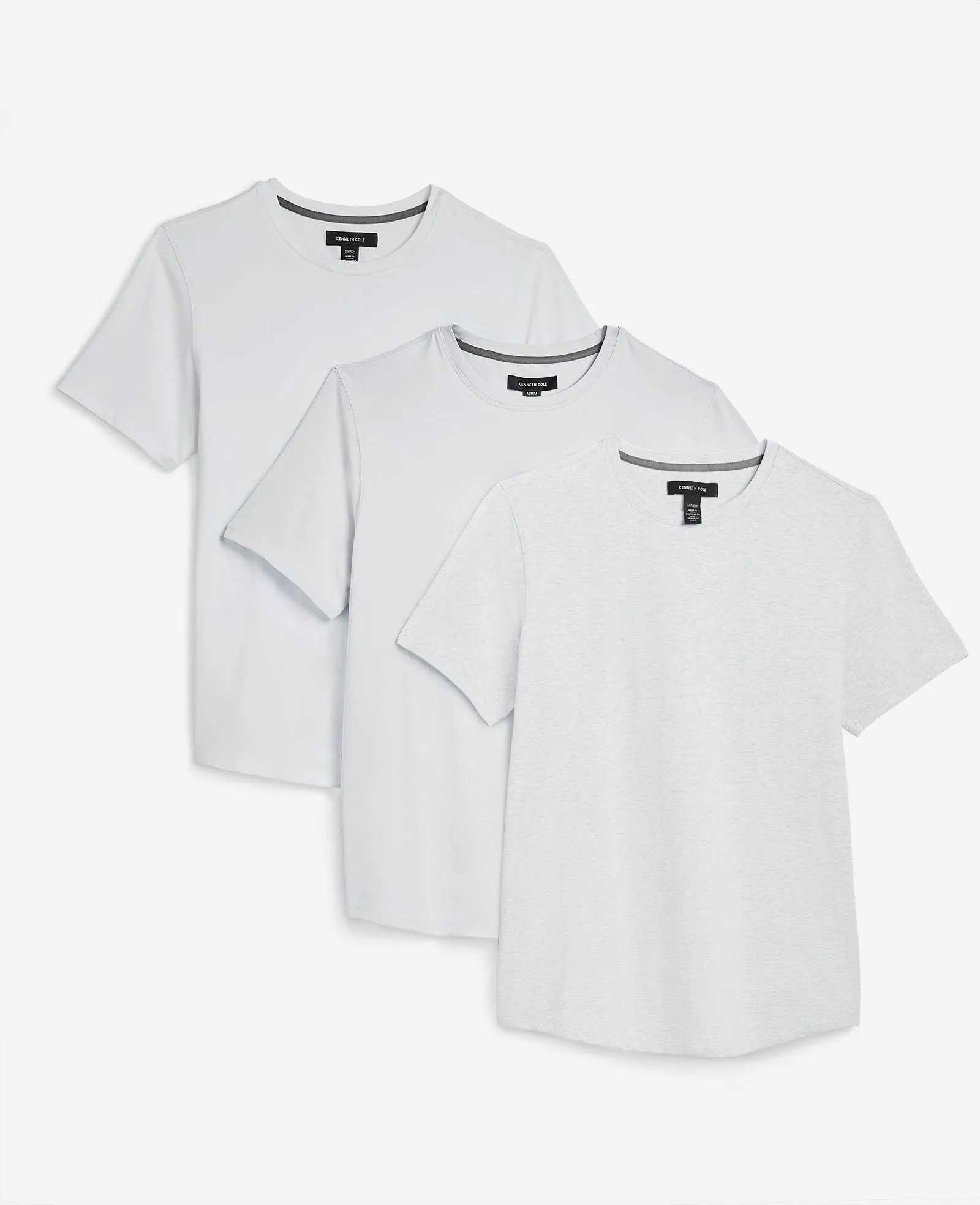 Performance Crew Neck Bundle | White 3-Pack sold by Kenneth Cole