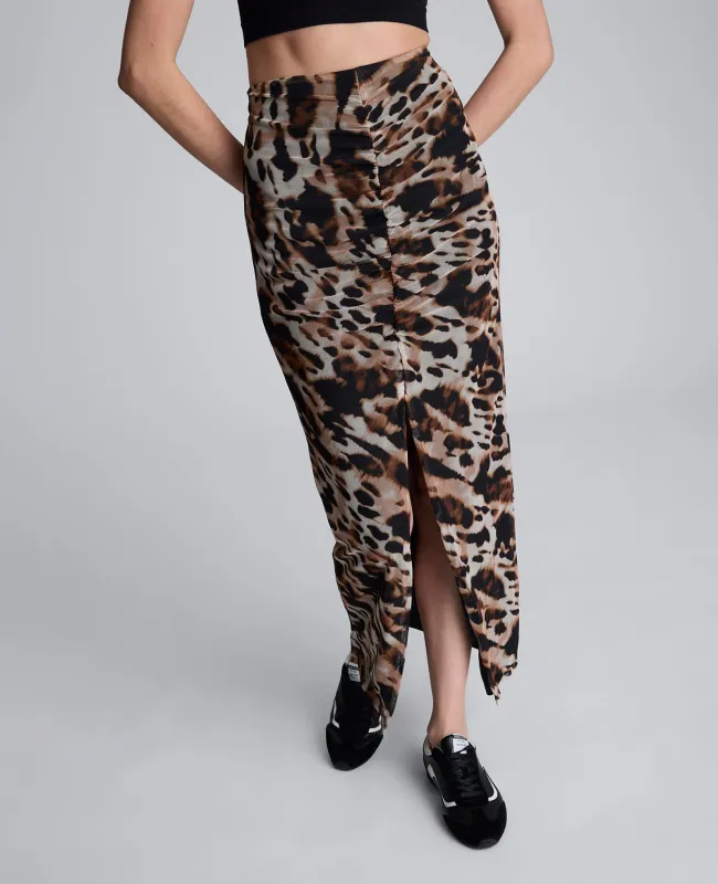 Animal Printed Pull On Mesh Skirt sold by Kenneth Cole