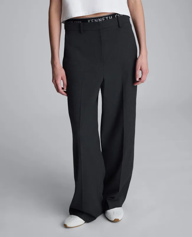 Flannel Wide Leg Pant sold by Kenneth Cole