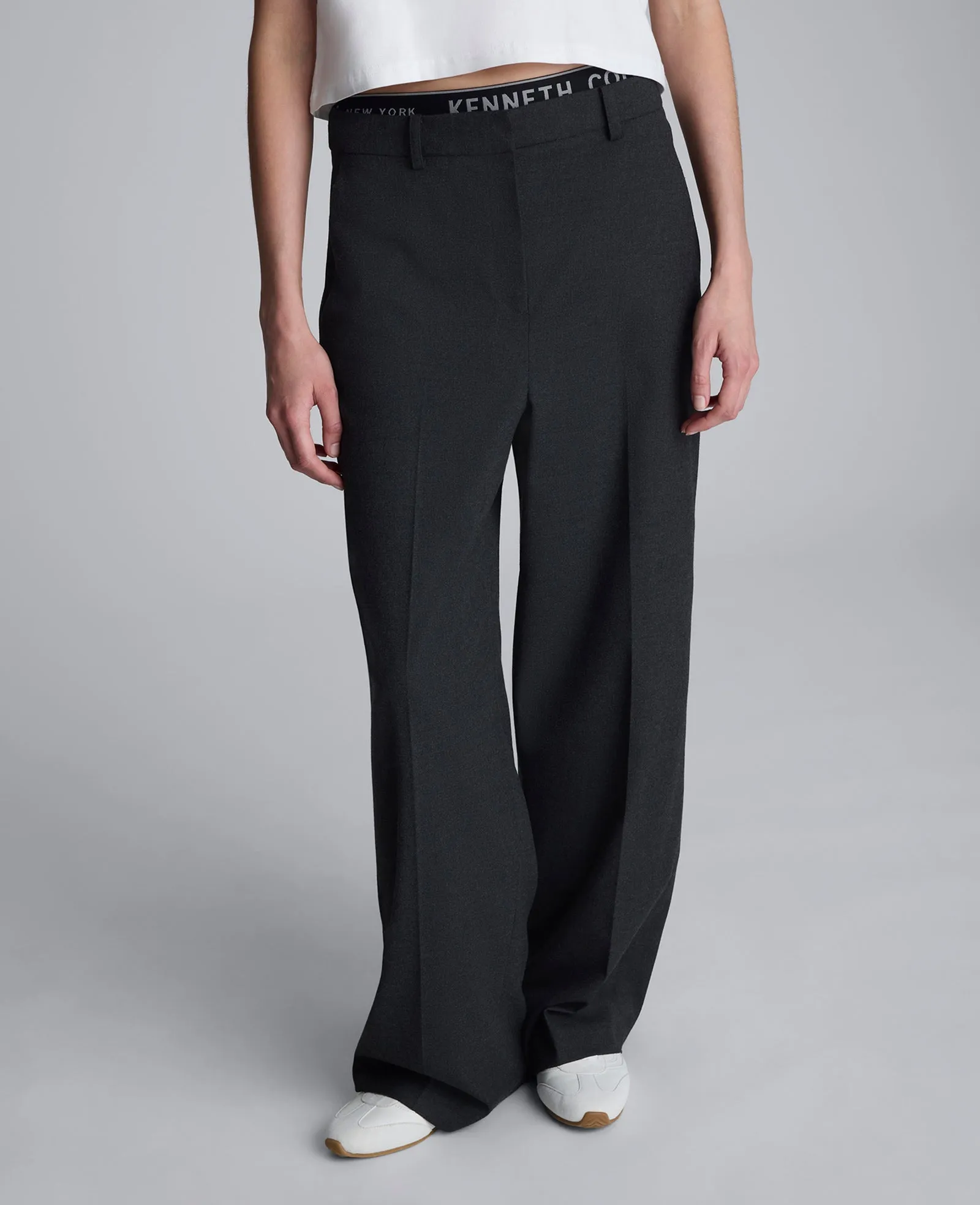 Flannel Wide Leg Pant sold by Kenneth Cole