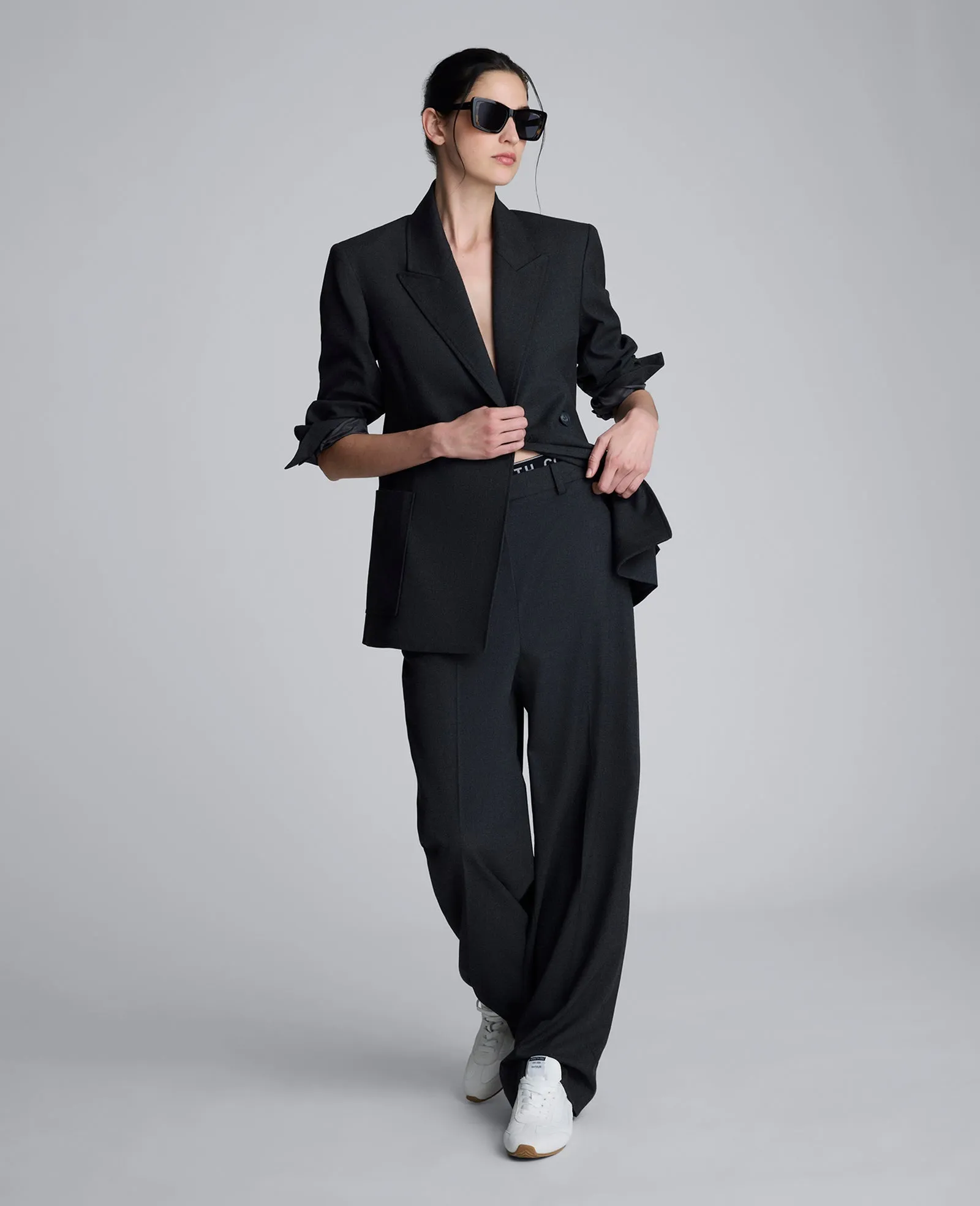 Flannel Wide Leg Pant sold by Kenneth Cole product image thumbnail 4